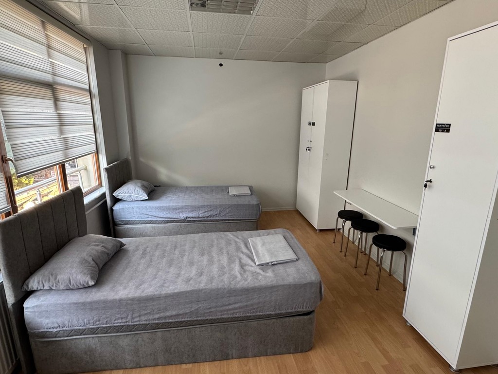 Bed in Male Dormitory Room